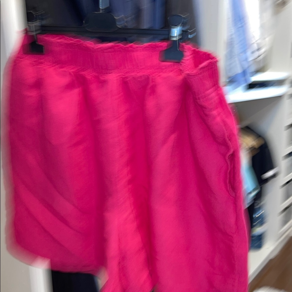 H&M Pink Ruched Notched Collar Top - Picture 10 of 13